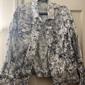 Chicos Black and White Top